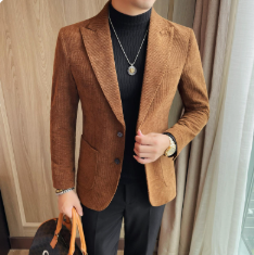 corduroy casual business blazer