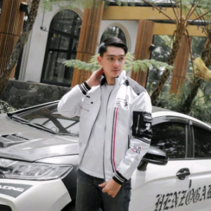 white men jacket with futuristic design